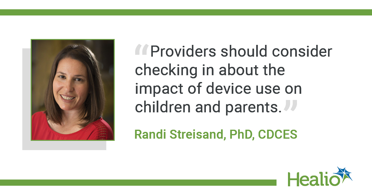 “Providers should consider checking in about the impact of device use on children and parents.”